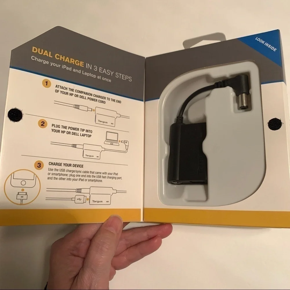 Targus Companion Charger for use with HP or Dell laptops